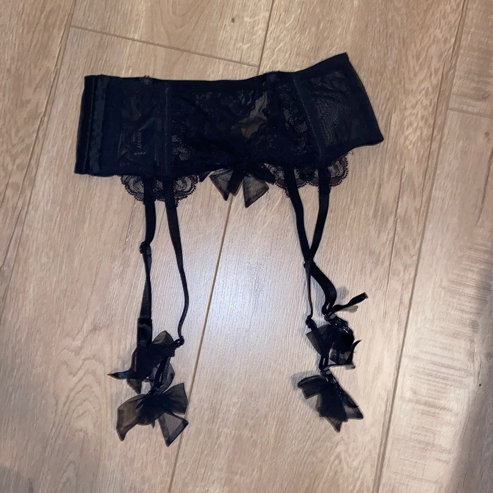 VS Mesh & Lace Garter belt & Matching Cheeky pantie